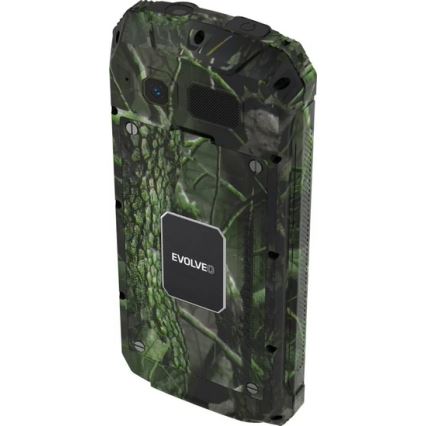 Evolveo - StrongPhone Z6, telefon Dual SIM rezistent la apă, camuflaj de vânătoare
