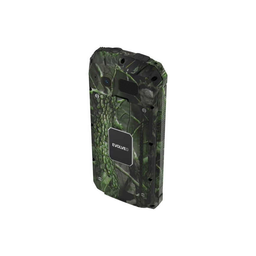 Evolveo - StrongPhone Z6, telefon Dual SIM rezistent la apă, camuflaj de vânătoare