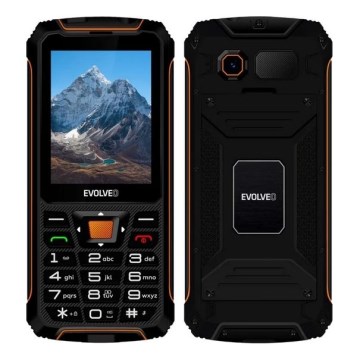 Evolveo - StrongPhone Z6 telefon Dual SIM rezistent la apă negru/oranj