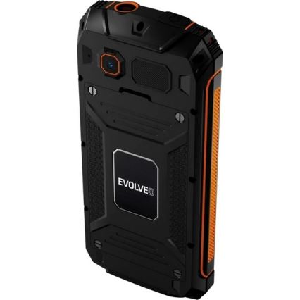 Evolveo - StrongPhone Z6 telefon Dual SIM rezistent la apă negru/oranj
