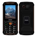 Evolveo - StrongPhone Z6, telefon Dual SIM rezistent la apă, negru/portocaliu