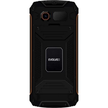 Evolveo StrongPhone Z6, telefon Dual SIM rezistent la apă, negru/portocaliu