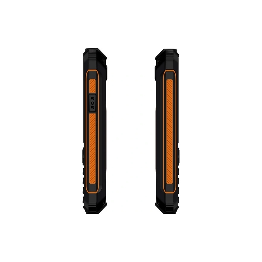 Evolveo StrongPhone Z6, telefon Dual SIM rezistent la apă, negru/portocaliu