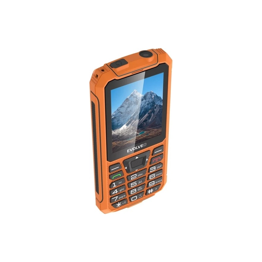 Evolveo - StrongPhone Z6, telefon Dual SIM rezistent la apă, portocaliu