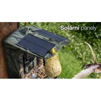 Evolveo - StrongVision BirdFeeder - hrănitoare inteligentă pentru păsări cu cameră și panouri solare