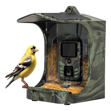 Evolveo - StrongVision BirdFeeder - hrănitoare inteligentă pentru păsări cu cameră și panouri solare