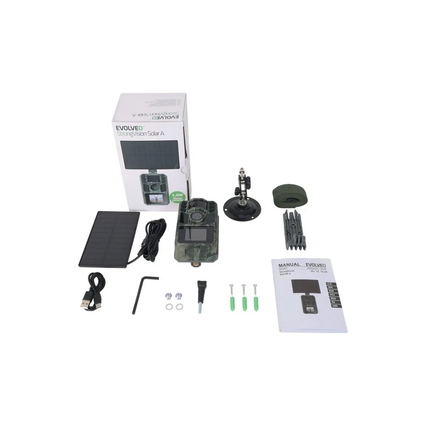 Evolveo StrongVision Solar A – cameră de vânătoare cu panou solar