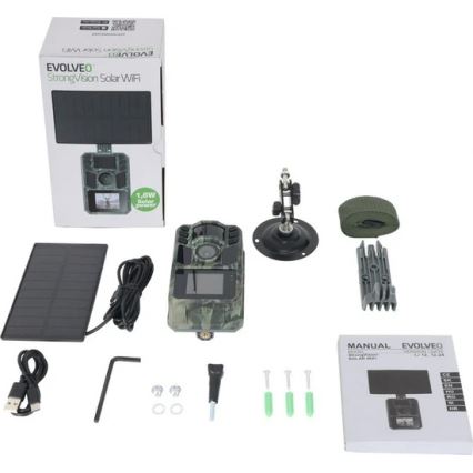 Evolveo - StrongVision Solar cameră de vânătoare Wi‑Fi cu panou solar