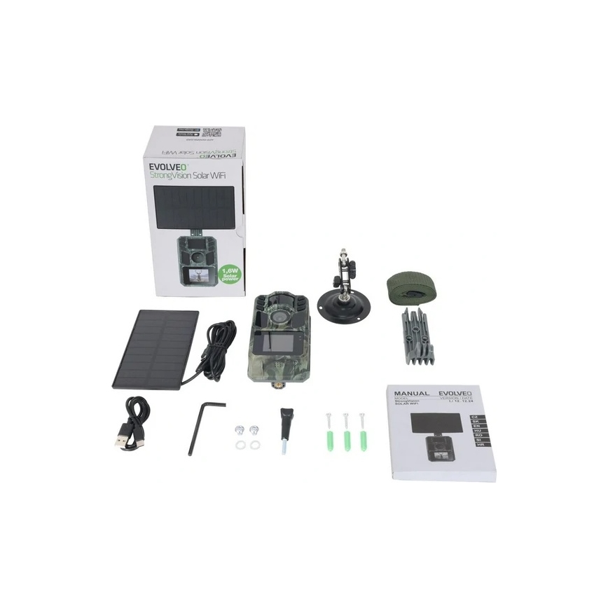 Evolveo - StrongVision Solar cameră de vânătoare Wi‑Fi cu panou solar