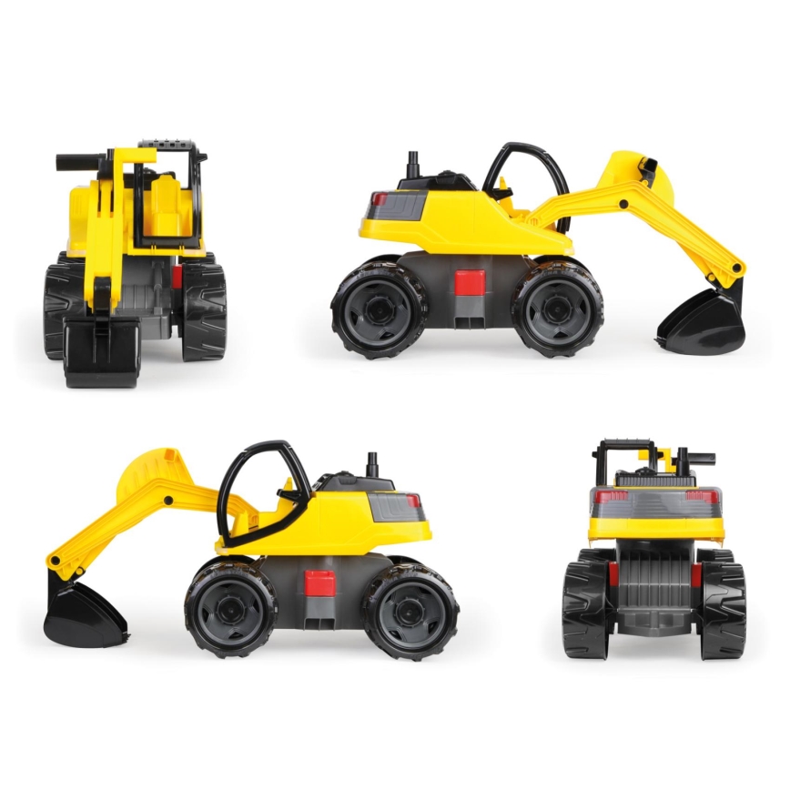 Excavator GIGA TRUCKS 62 cm, galben/negru