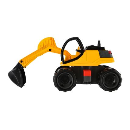 Excavator GIGA TRUCKS, 80 cm, galben/negru