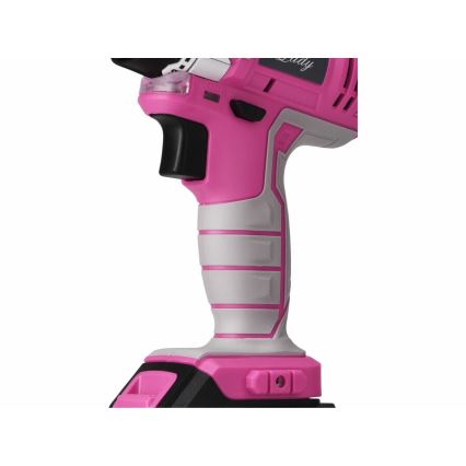 Extol - Șurubelniță cu acumulator 1300 mAh 12V roz