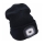 Extol - Căciulă cu lanternă frontală integrată și încărcare USB, acumulator 300 mAh, negru, mărime UNI