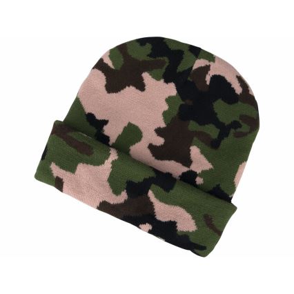 Extol - Căciulă cu lanternă frontală și încărcare USB, 300 mAh, model camuflaj, mărime UNI