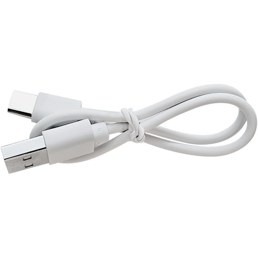 Extol - Lupă pliabilă reîncărcabilă, cu iluminare LED reglabilă, 650 mAh, alb/gri