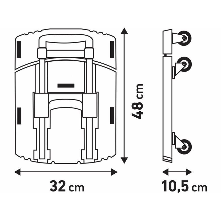 Extol Premium - Cărucior pliabil