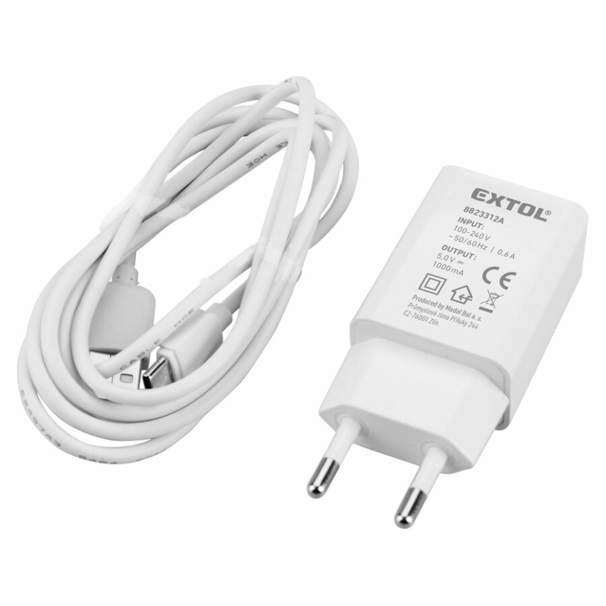 Extol Premium - Laser liniar cu linii încrucișate, autonivelant, 5V/5200 mAh, IP54