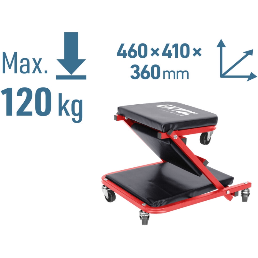 Extol Premium - Platformă mobilă de montaj / scaun 2-în-1