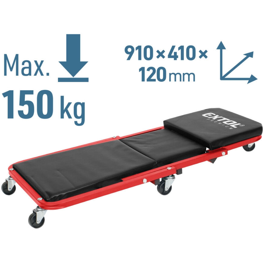 Extol Premium - Platformă mobilă de montaj / scaun 2-în-1