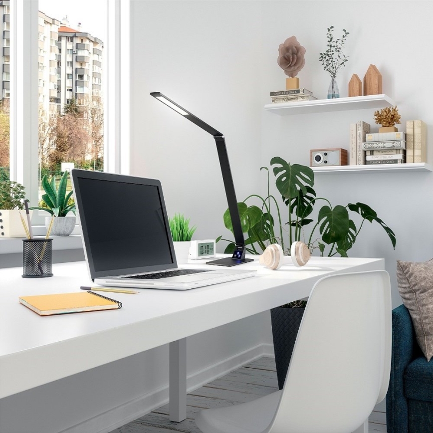 Fabas Luce 3265-30-101 - Lampă de birou LED reglabilă WASP LED/12W/230V 3000/4000/5000K negru