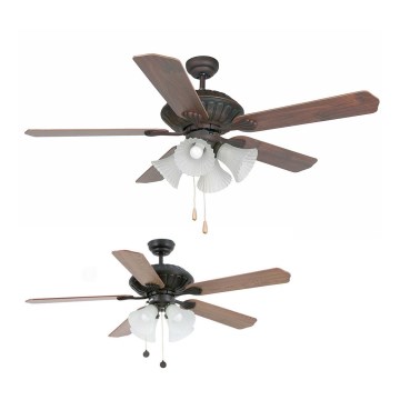 FARO 33274 - Ventilator de tavan CORSO 4xE27/60W/230V