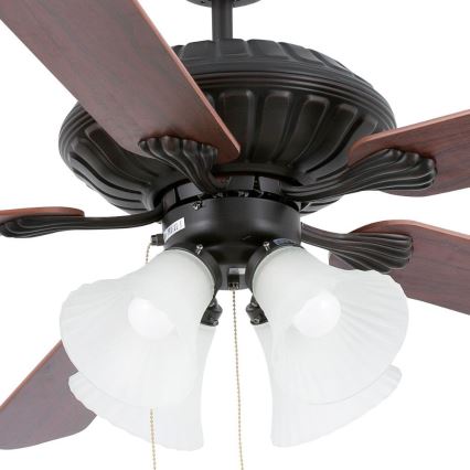 FARO 33274 - Ventilator tavan CORSO 4xE27/60W/230V