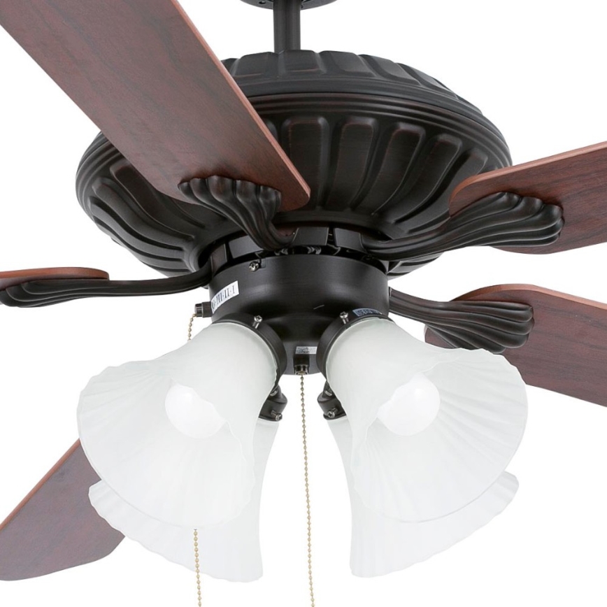 FARO 33274 - Ventilator tavan CORSO 4xE27/60W/230V