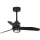 FARO 33424WT1N - Ventilator de tavan LED dimabil JUST FAN S LED/16W/230V Ø 81 cm negru Wi-Fi Tuya + telecomandă