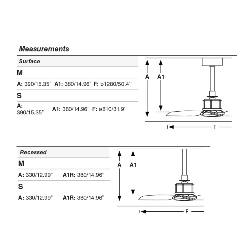 FARO 33428WT - Ventilator de tavan JUST FAN S, Ø 81 cm, maro/alamă, Wi‑Fi Tuya + telecomandă