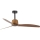 FARO 33435 - Ventilator de tavan WEAVER M, diametru 128 cm, maro/negru, cu telecomandă inclusă