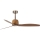 FARO 33436WT - Ventilator de tavan WEAVER M, Ø 128 cm, maro/alamă, Wi‑Fi Tuya + telecomandă