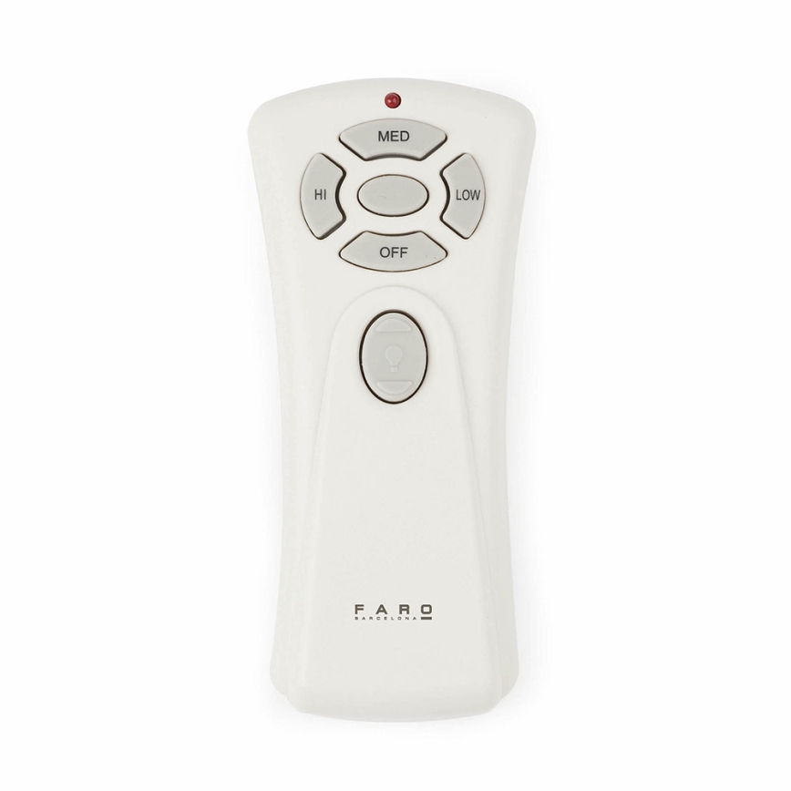 FARO 33518DC - Ventilator de tavan LANTAU cu LED, 15 W, 230 V, Ø 132 cm, crom mat/lemn, cu telecomandă