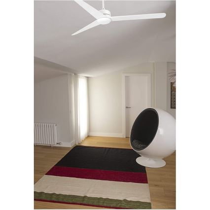 FARO 33721 - Ventilator de tavan NU, alb, cu telecomandă