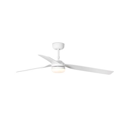 FARO 33814WT-20 - Ventilator de tavan LED dimabil PUNT M LED/18W/230V 2700/3000/4000K alb Ø 132 cm Wi‑Fi Tuya + telecomandă