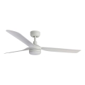 FARO 33814WT1S - Ventilator de tavan PUNT M LED dimabil/18W/230V, 2700/3000/4000K, Ø132 cm, alb, Wi‑Fi Tuya + telecomandă