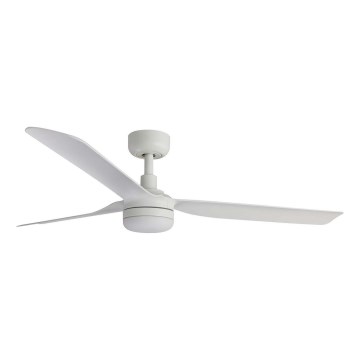 FARO 33814WT1S - Ventilator de tavan PUNT M LED dimabil/18W/230V, 2700/3000/4000K, Ø132 cm, alb, Wi‑Fi Tuya + telecomandă