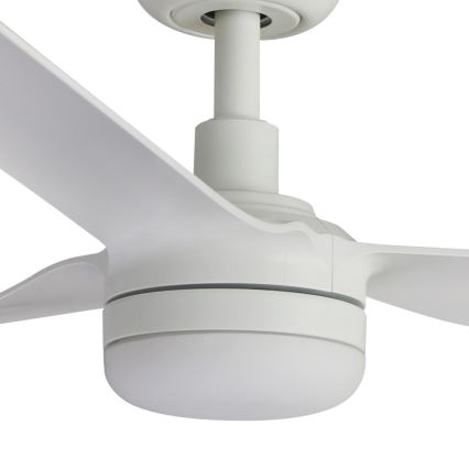 FARO 33814WT1S - Ventilator de tavan PUNT M LED dimabil/18W/230V, 2700/3000/4000K, Ø132 cm, alb, Wi‑Fi Tuya + telecomandă