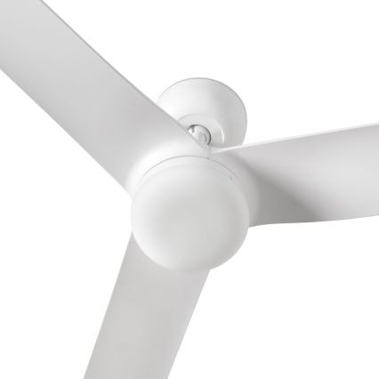 FARO 33814WT1S - Ventilator de tavan PUNT M LED dimabil/18W/230V, 2700/3000/4000K, Ø132 cm, alb, Wi‑Fi Tuya + telecomandă