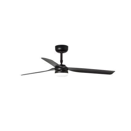 FARO 33815WT-21 - Ventilator LED de tavan dimabil PUNT M LED/18W/230V 2700/3000/4000K negru Ø 132 cm Wi-Fi Tuya + telecomandă