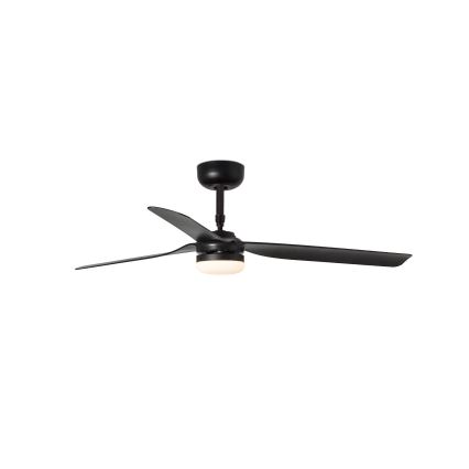 FARO 33815WT-21 - Ventilator LED de tavan dimabil PUNT M LED/18W/230V 2700/3000/4000K negru Ø 132 cm Wi-Fi Tuya + telecomandă