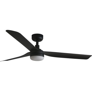 FARO 33815WT-21 - Ventilator LED de tavan dimabil PUNT M LED/18W/230V 2700/3000/4000K negru Ø 132 cm Wi-Fi Tuya + telecomandă