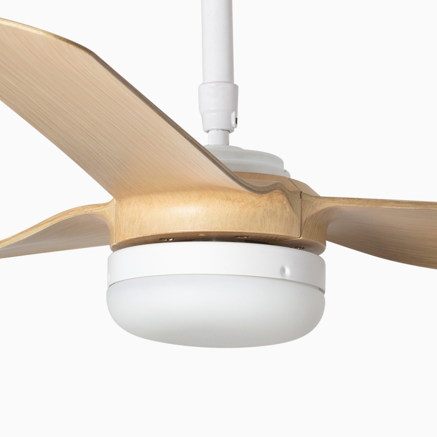 FARO 33816-20 - Ventilator de tavan LED PUNT LED/18W/230V Wi-Fi bej/alb + telecomandă