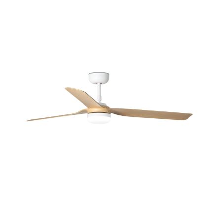 FARO 33816-20 - Ventilator de tavan LED PUNT LED/18W/230V Wi-Fi bej/alb + telecomandă