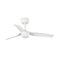 FARO 33820-1TW - Ventilator de tavan dimabil MINI PUNT S cu LED 10 W, 2700/3000/4000 K, alb, Ø 90 cm + telecomandă