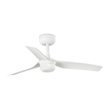 FARO 33820-1TW - Ventilator de tavan dimabil MINI PUNT S cu LED 10 W, 2700/3000/4000 K, alb, Ø 90 cm + telecomandă