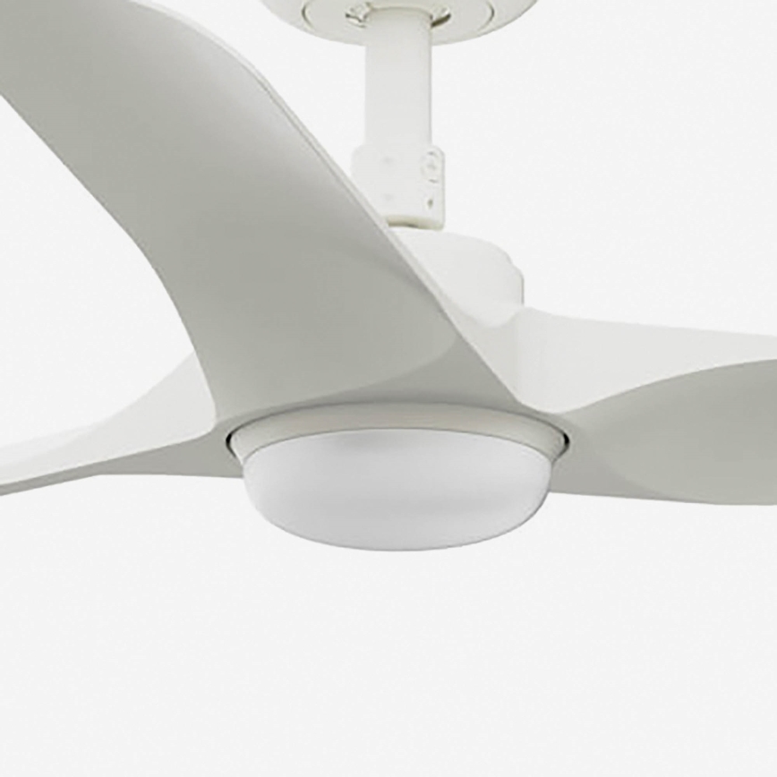 FARO 33824-1TW - Ventilator de tavan LED dimabil HEY S LED/10W/230V 2700/3000/4000K alb Ø 90 cm + telecomandă