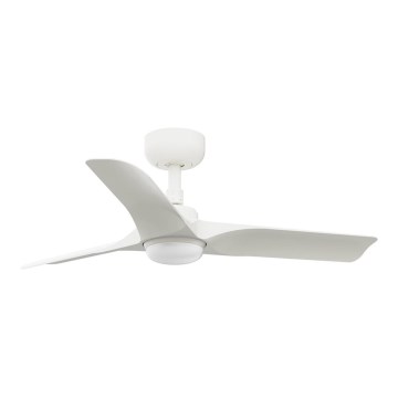 FARO 33824WT1S - Ventilator de tavan LED reglabil HEY S LED/10W/230V 2700/3000/4000K Ø 90 cm alb Wi-Fi Tuya + telecomandă