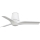FARO 33826-1TW - Ventilator de tavan LED dimmabil HEY TUB S, LED/10W/230V, 2700/3000/4000K, alb, Ø 90 cm + telecomandă