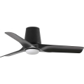 FARO 33827WT1S - Ventilator de tavan dimabil HEY TUB cu LED, 10W, 230V, 2700/3000/4000K, diametru 90 cm, negru, Wi-Fi Tuya + telecomandă