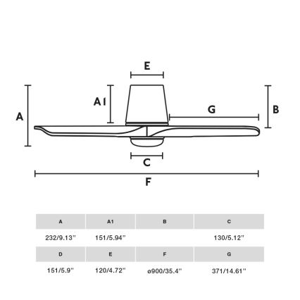 FARO 33837WT-1TW - Ventilator de tavan LED reglabil HEYWOOD TUB cu LED/10W/230V 2700/4000/6000K pin/alb diametru 90 cm Wi-Fi Tuya + telecomandă